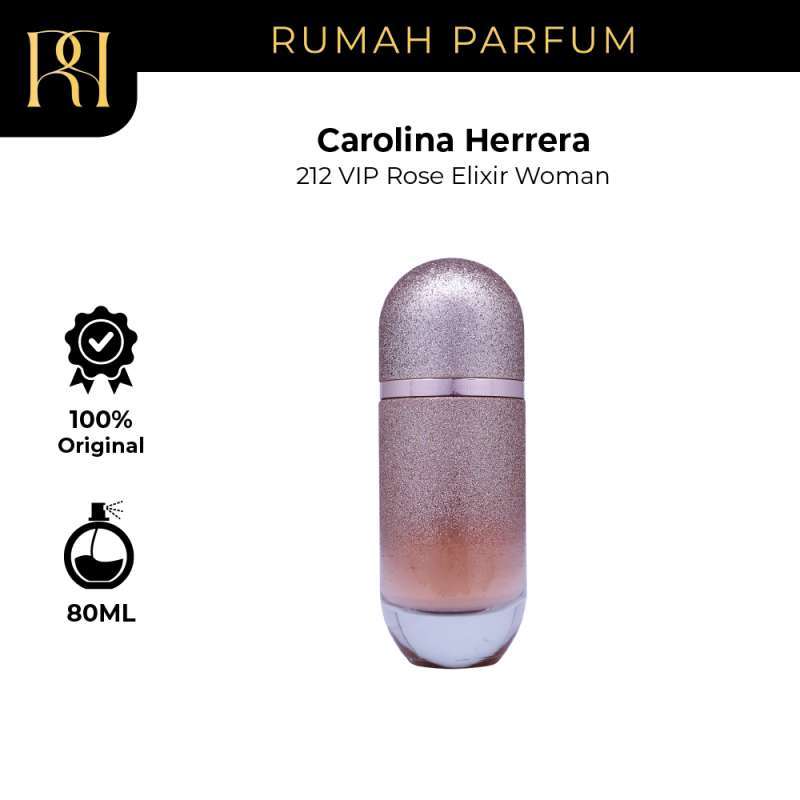 Promo Carolina Herrera 212 Vip Rose Elixir Woman Edp 80 Ml Diskon