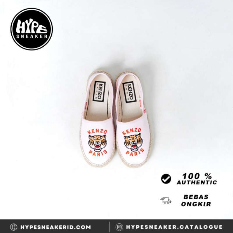 Promo Sepatu Kenzo Tiger Text Pink Espadrilles 100 Original 38 Diskon 38 Di Seller Hypesneaker.idn Official Store Hypesneaker.id Kota Semarang Blibli