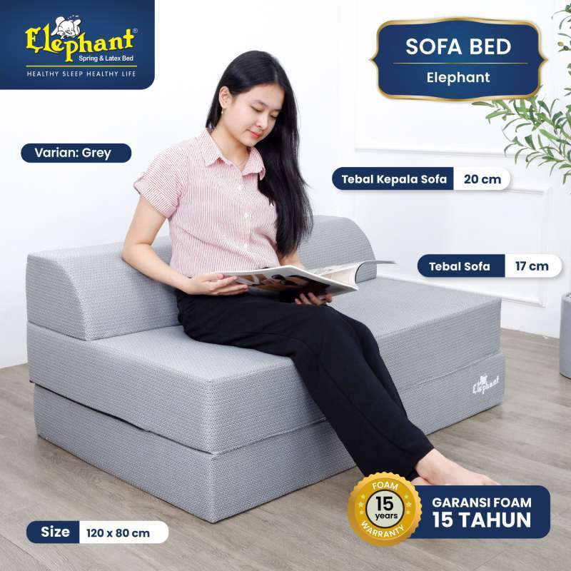 Elephant Trifold Sofabed Sofa Bed Kasur Sofa Tidur Lipat