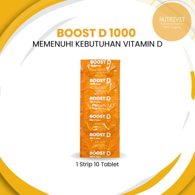 Jual Boost D 1000iu Tab 1 Box (isi 3 Strip) Di Seller Nutrivit - Kedung ...