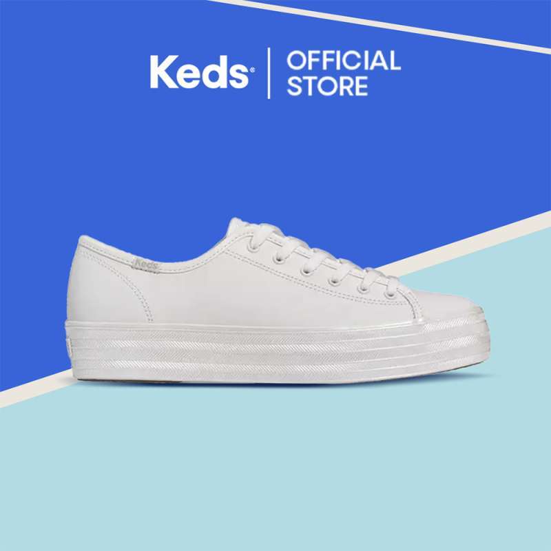 KEDS Women Triple Kick Leather Pearlized-WH68066