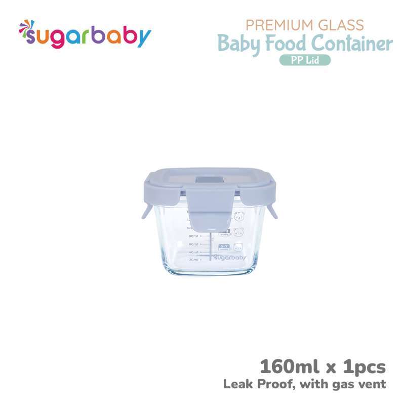 Promo Sugar Baby Premium Glass Jar Baby Food Container Pcs Bpa