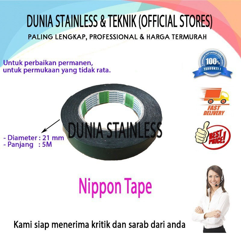 Jual Nippon Double Tape [5 m] di Seller DUNIA STAINLESS STEEL Kosambi