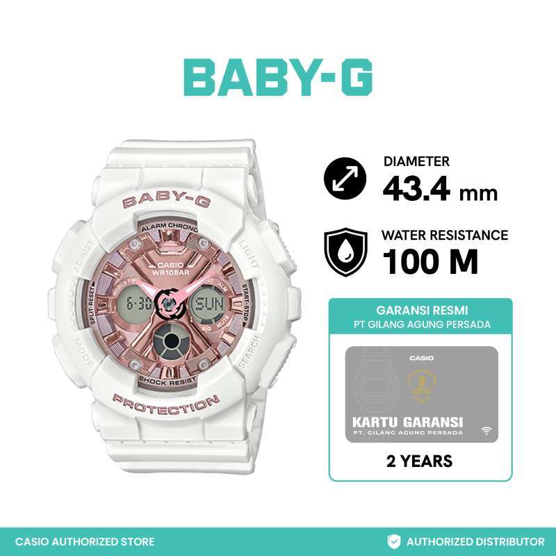 Promo Casio Baby g Jam Tangan Wanita Ba 130 7a1dr Putih Diskon 35 Di Seller Casio Authorized Official Store Senen 4 Kota Jakarta Pusat Blibli