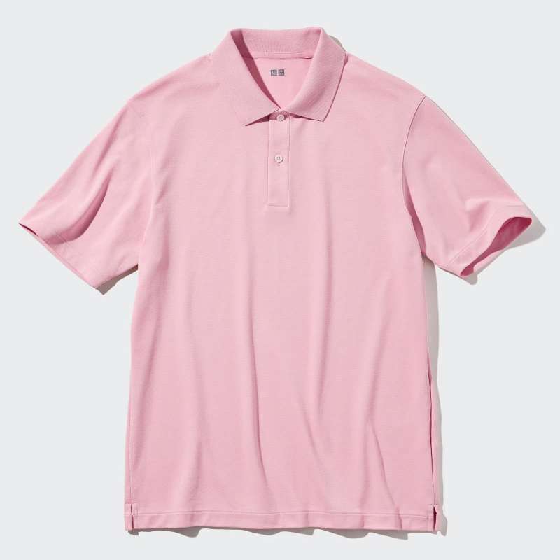 Uniqlo pink polo hot sale