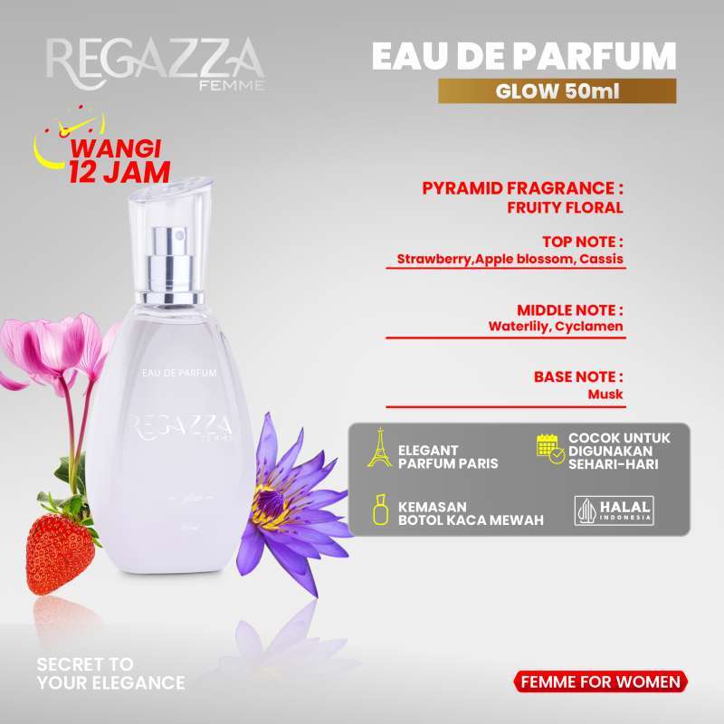 Regazza White Glow EDT Parfum Wanita [50 mL]