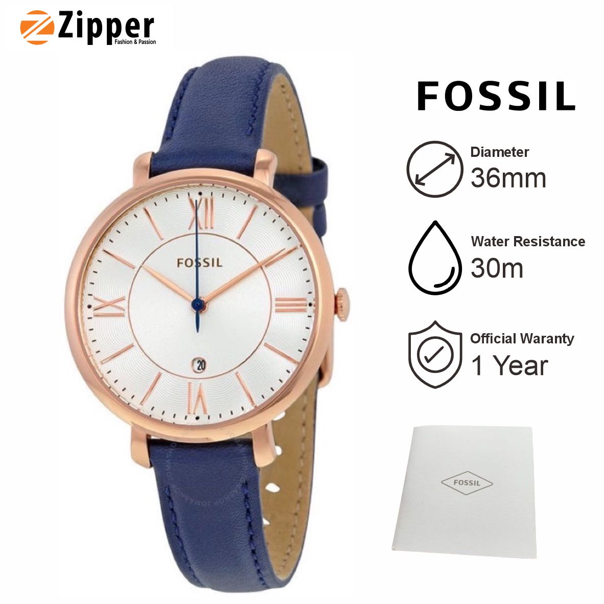 Model Jam Tangan Wanita Fossil Leather Es 3843 Original Terbaru Harga Murah November 2024