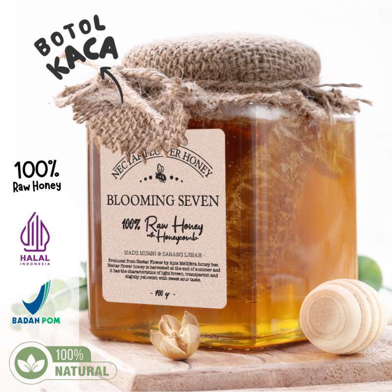 Madu + Sarang Raw Honey Blooming Seven