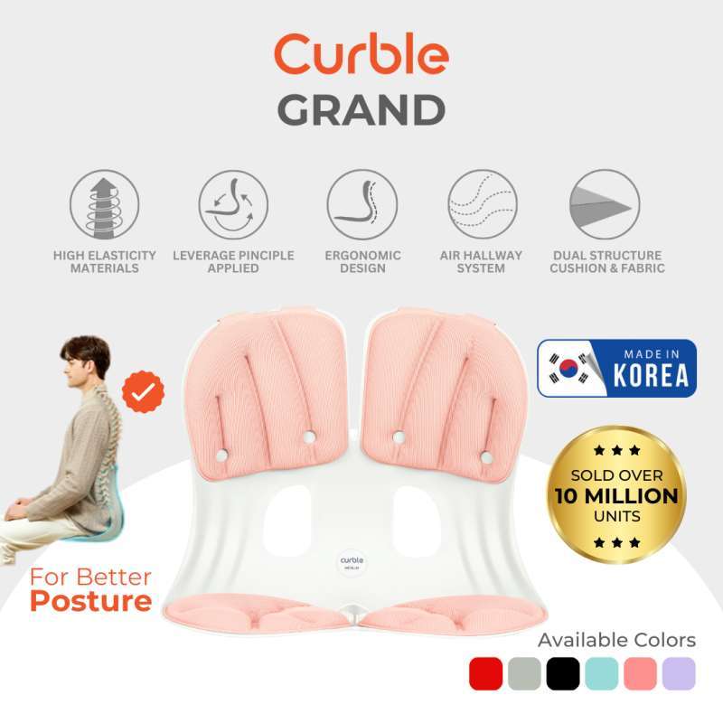 Promo Curble Posture Chair Grand Peach Diskon 20% Di Seller