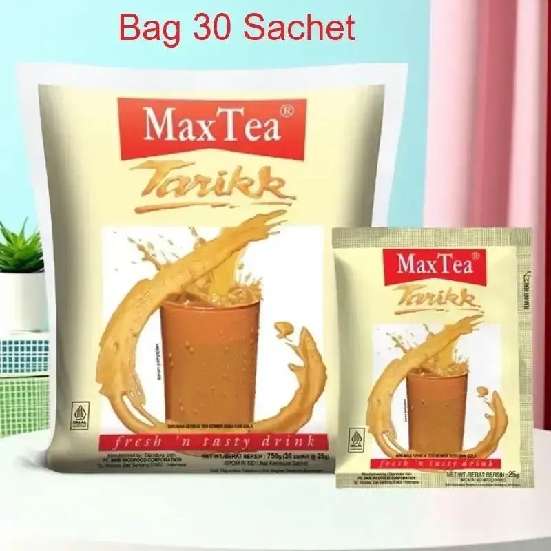 Promo Max Tea Teh Tarik [30 Sachet] Diskon 42% Di Seller Aoi ...