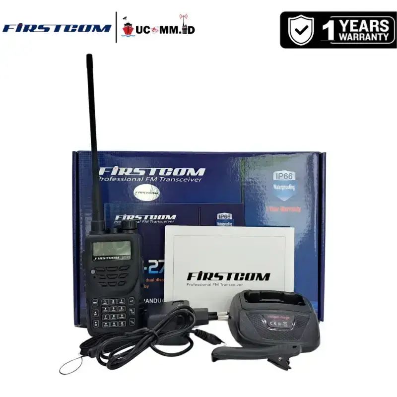 Jual Firstcom Fc27 Handy Talky Fc 27 Dual Band Vhf Uhf Waterproof Ip65 ...