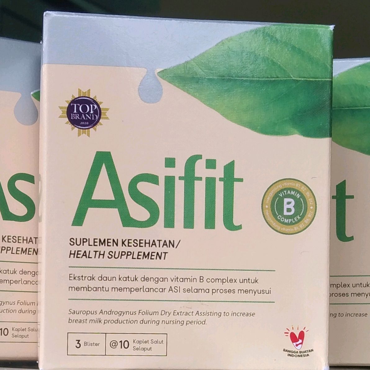Jual Asifit Suplemen Herbal [3 Blister/ 10 Kaplet] Di Seller Gevastore ...