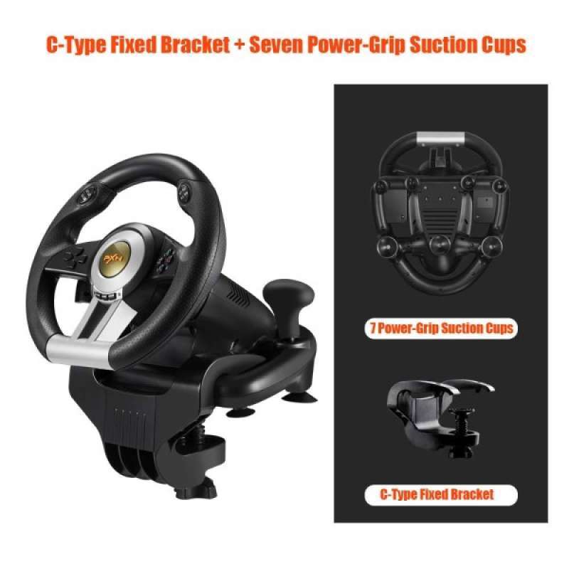 Jual Pxn V3ii Racing Game Steering Wheel With Brake Pedal For Ps3 Ps4 ...