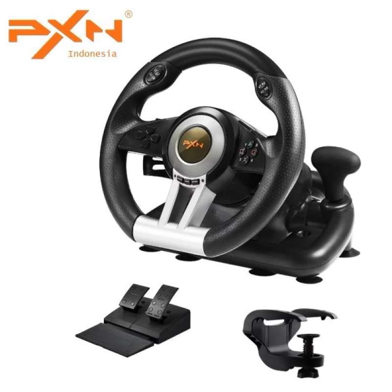 Jual Pxn V3ii Racing Game Steering Wheel With Brake Pedal For Ps3 Ps4 ...