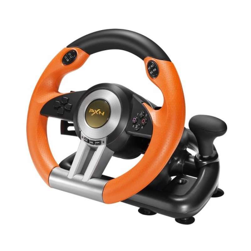 Jual Pxn V3ii Racing Game Steering Wheel With Brake Pedal For Ps3 Ps4 ...