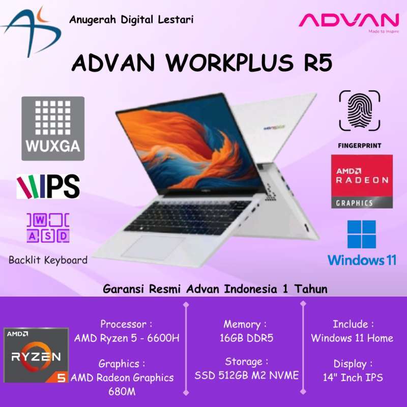 Laptop Advan Workplus 🔥 - Terbaik Juli 2026