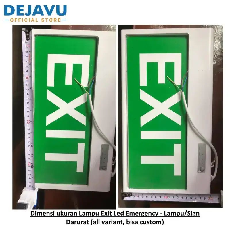 Lampu Exit Led Jual Lampu Exit Led Emergency 2 Sisi/2 Sides 5W / 5watt - Lampu/sign ...