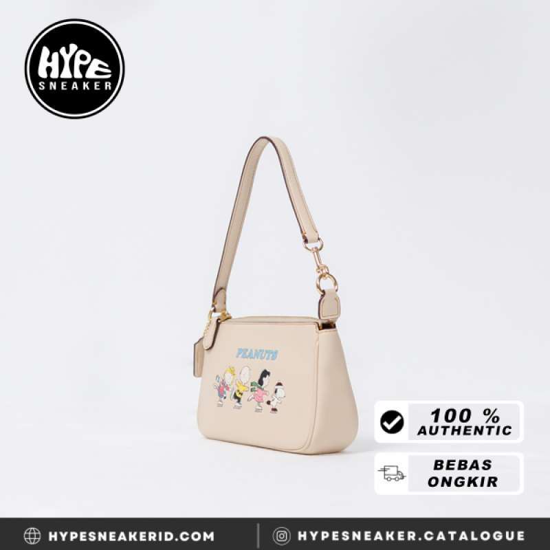 Coach tas beige on sale