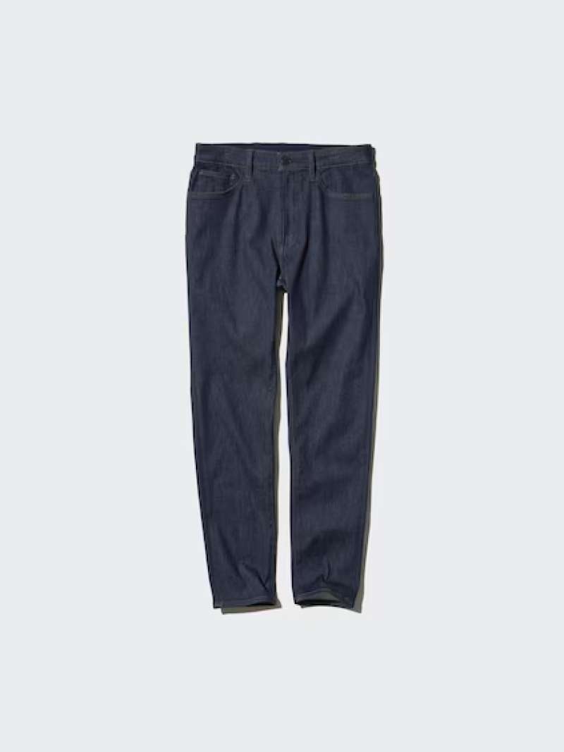 Jual Uniqlo Celana Panjang Jeans Ezy Pria Ultra Stretch Slim Fit