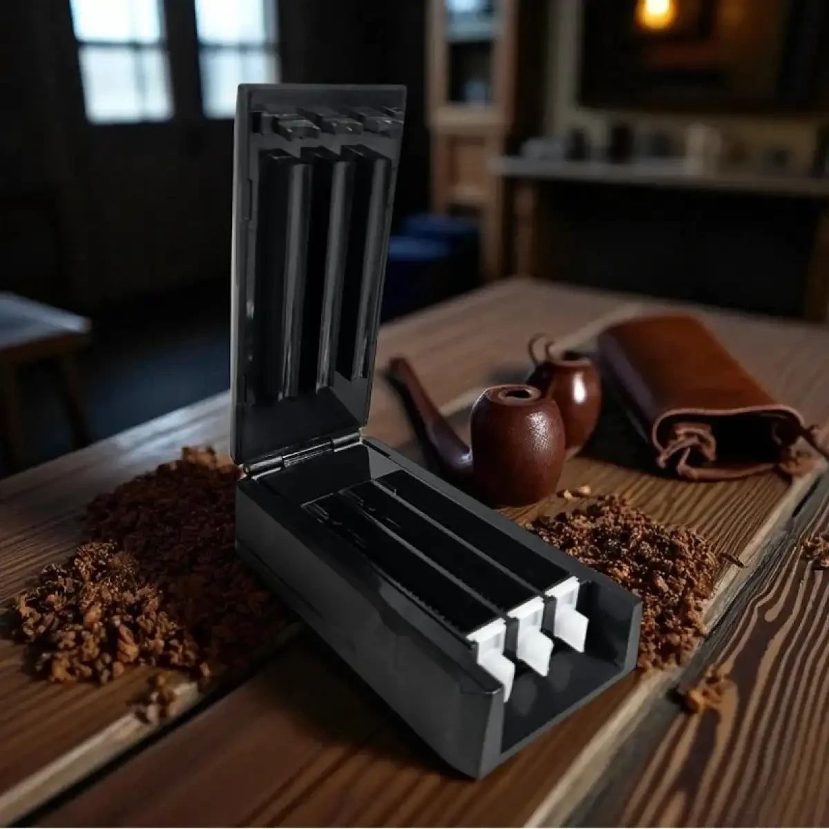 Alat Rokok Jual Vn Alat Pembuat Rokok Manual Tobacco Roller Injector 84mm 3 Tabung ...