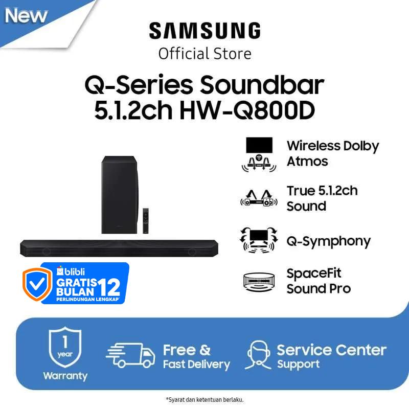 Samsung Soundbar True Sound dengan Wireless Dolby Atmos  HW-Q800D/XD