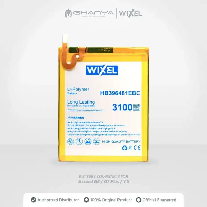 Baterai HB396481EBC HB396481ECW Ascend G8 Honor 5X Ascend G7 Plus Y6 II  4G Cam L21 CAM-L21 KII-L21 KII-L22 Double Power Wixel