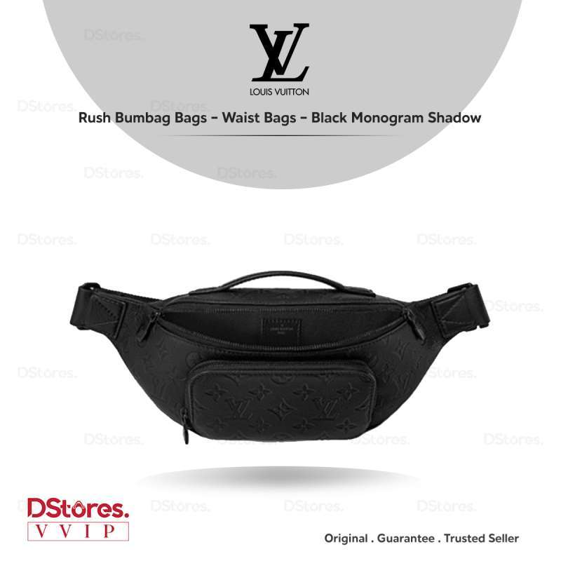 Louis Vuitton Rush Bumbag Bags Waist Bags Black Monogram Shadow