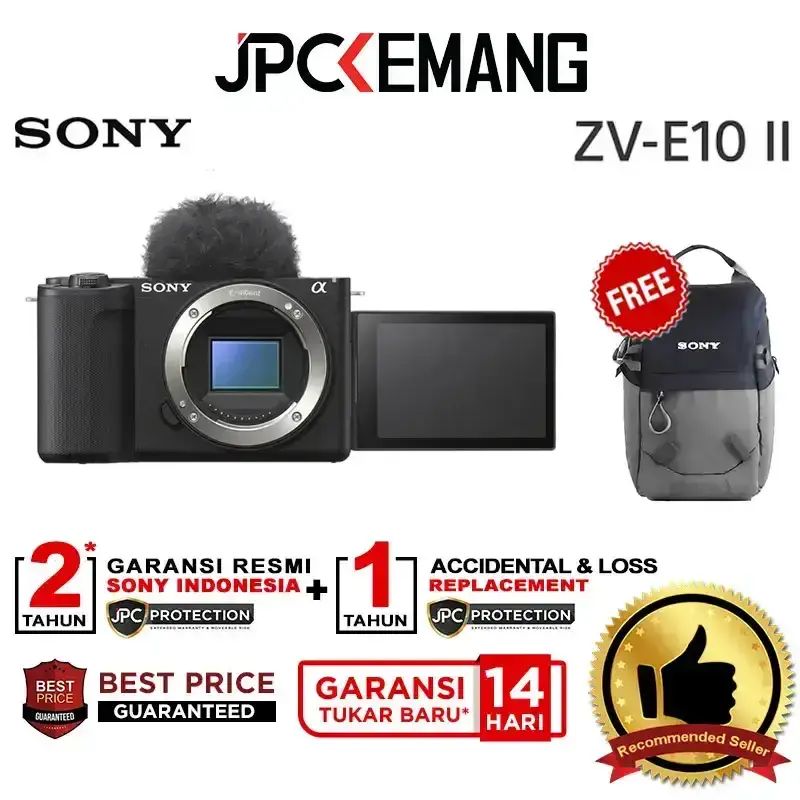 Zve Camera Promo Jpc Kemang Sony Zv-e10 Ii Body Only Mirrorless Camera Sony Sony ...