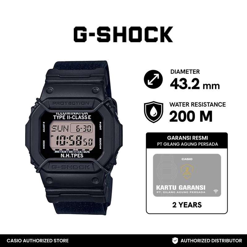 Casio G SHOCK DW D5600NH 1DR Jam Tangan Pria Limited Edition N.HOOLYWOOD