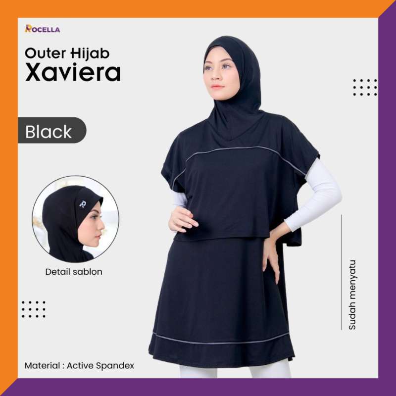 Jual Rocella Sports Outer Hijab Xaviera Outfit Olahraga