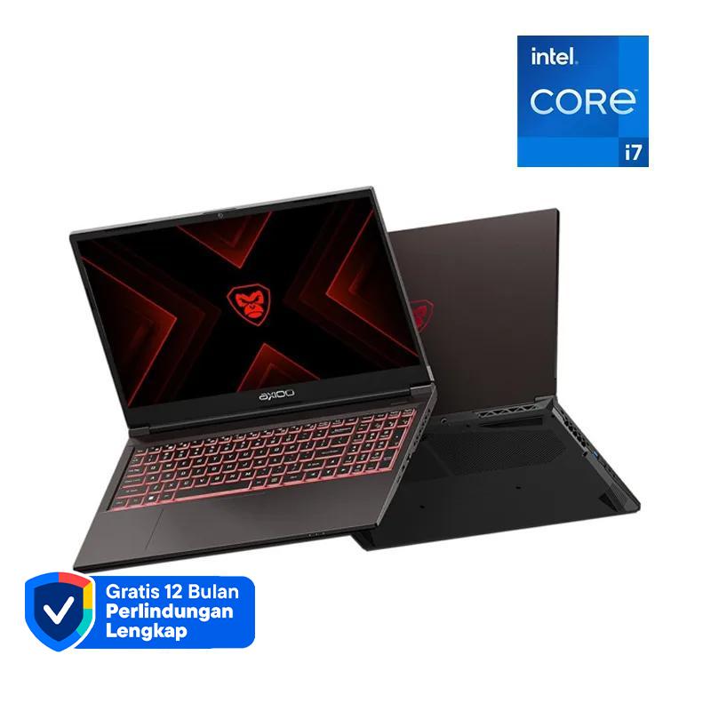 Axioo Pongo 750 Gaming Laptop untuk Gamers dengan Intel® i7, 15.6 FHD, RTX 4050, RGB Keyboard. Ideal untuk Gaming dan Desain Grafis, Free Backpack!