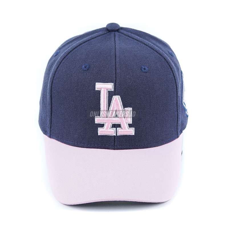 Jual Mlb Stamp Ball Cap La Dodgers Black Pink (100