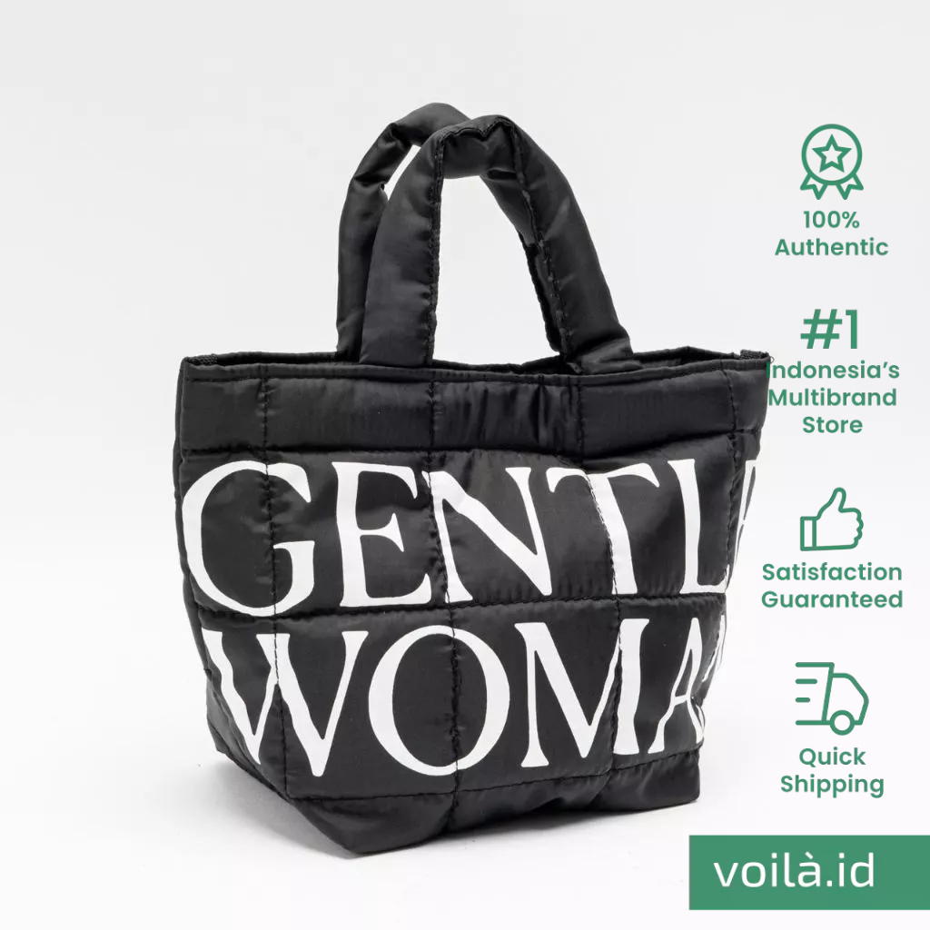 GENTLEWOMAN PUFFER BAG ラージ ショッピング パファーバッグ GENTLEWOMAN PUFFER BAG ラージ ショッピング パファーバッグ