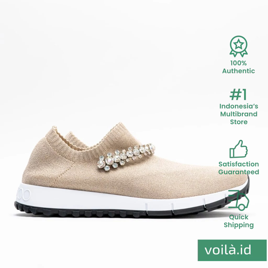 Jimmy Choo Verona Crystal Sneakers Ballet Pink