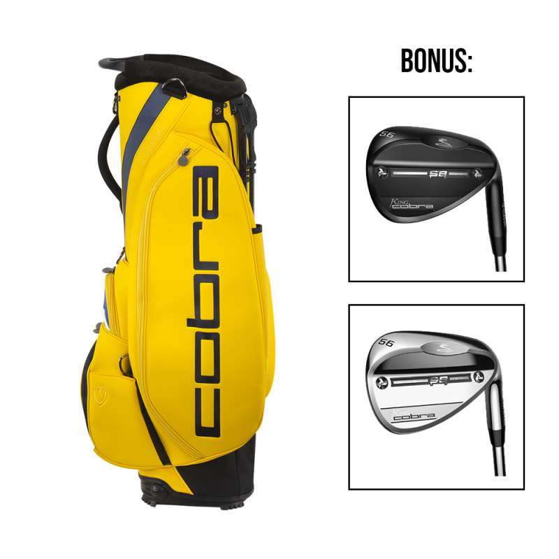 Tas Golf Cobra Postage Stamp Tour Stand Bag Limited Edition 90968401