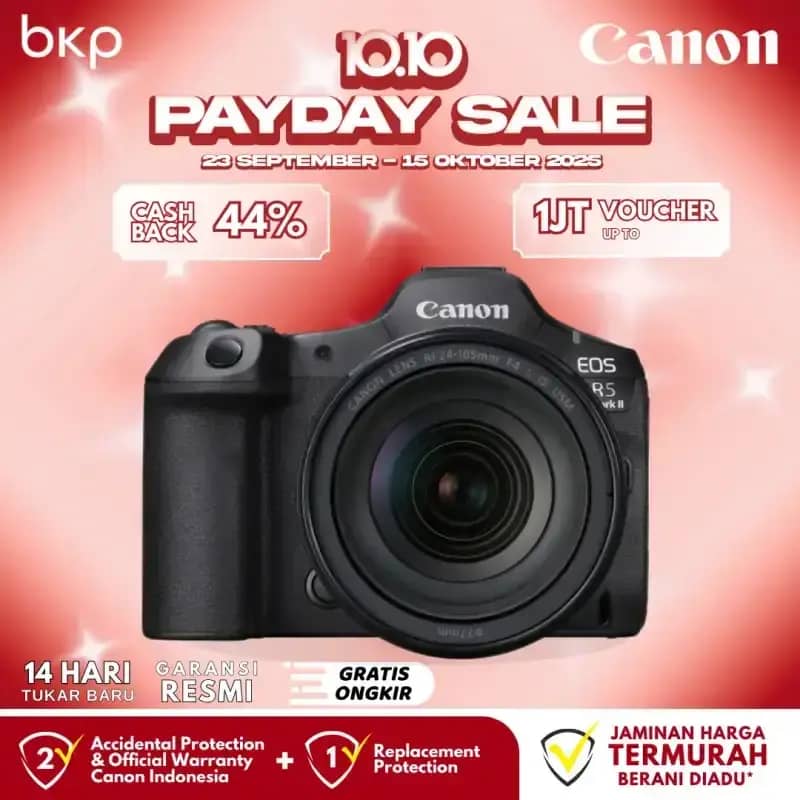 24 105mm Canon R5 Promo Canon EOS R5 Mark II Mirrorless Camera