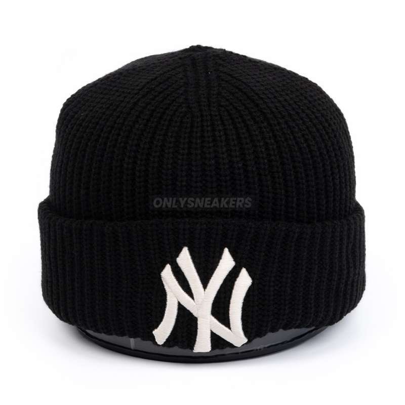 ◆MLB Korea◆ New Jelly Mid Beanie NY Black 3ABNBM246-50BKS New Jelly Mid Beanie NEW YORK YANKEES - MLB KOREA