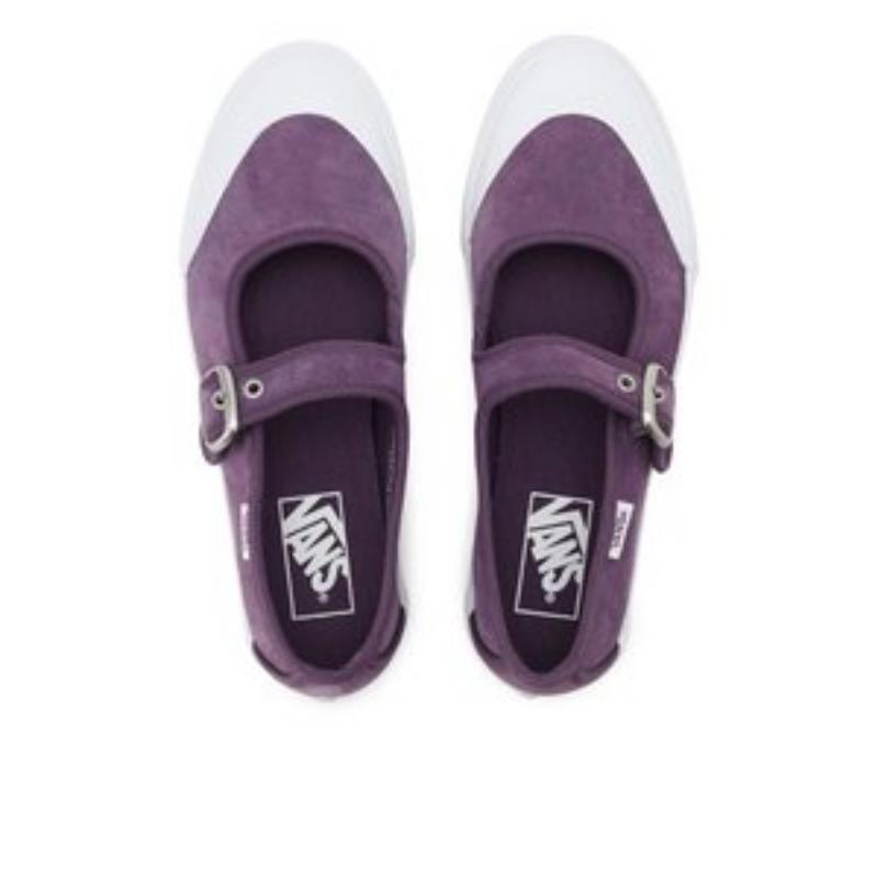 Promo Vans Mary Jane Sepatu Sneakers Unisex - Suede Grape