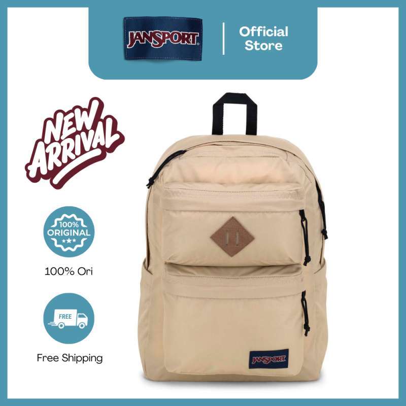 jansport backpack field tan SuperBreak Plus with Padded 15-inch Laptop Sleeve and Integrated Bottle Pocket - Spacious and Durable Daypack for Work and Travel You set the vibe. JanSport Big Campus Backpack