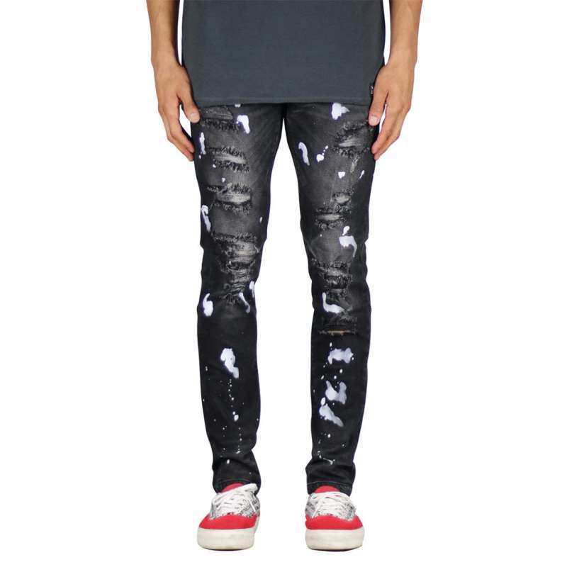 Jual Hyper Denim Black Rag Splatter Jean (100% Authentic) Di