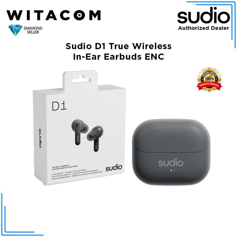 WITACOM Sudio D1 True Wireless In-Ear Earbuds ENC Original
