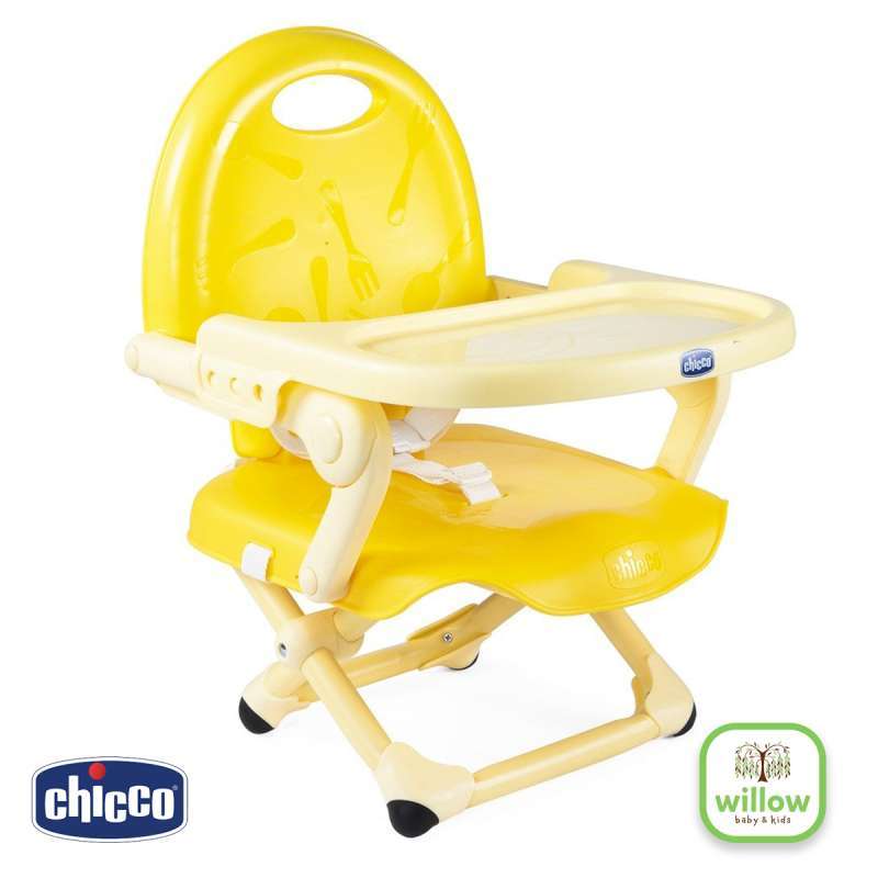 Kursi Makan Anak Chicco Pocket Snack Booster Seat Saffron