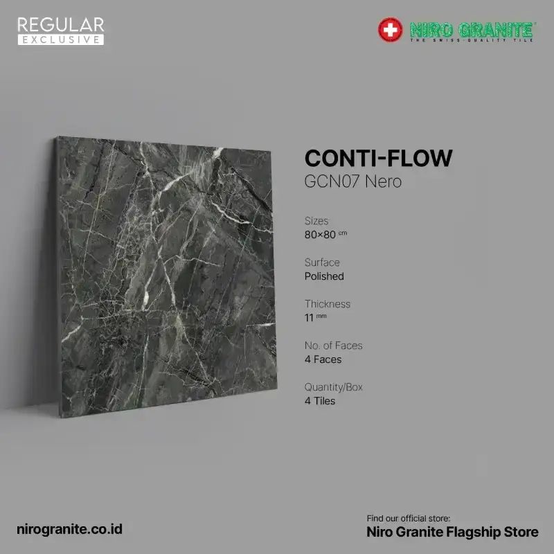 Jual Niro Granite 1st Grade - Conti-flow Gcn07 - Polished - 80 X 80 Di ...