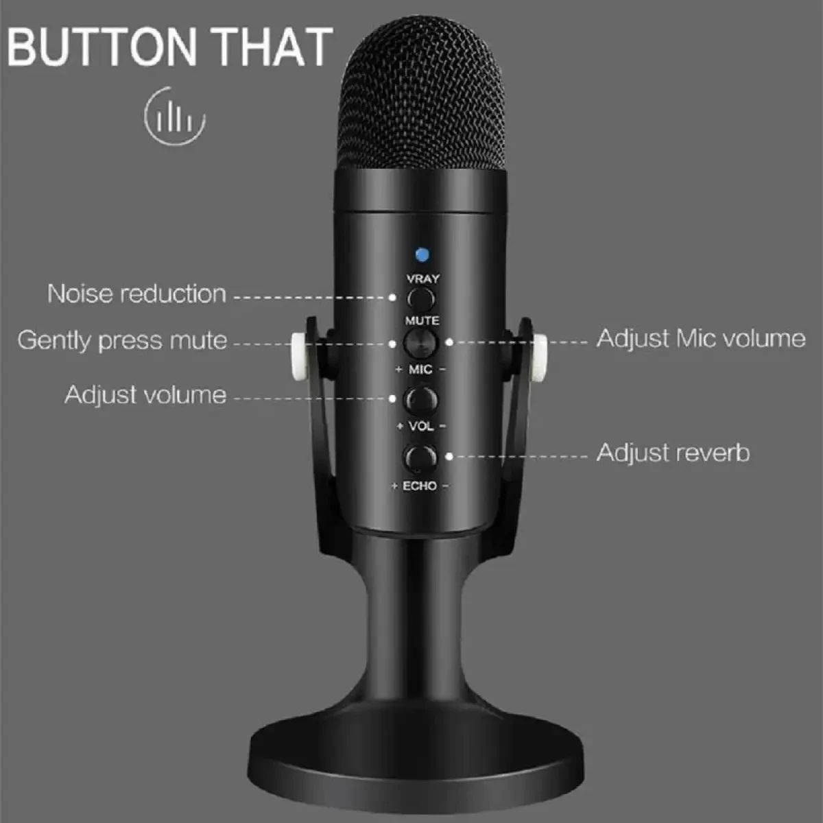 Promo Icreative Mikrofon Kondenser USB Condenser Microphone - Rekam ...