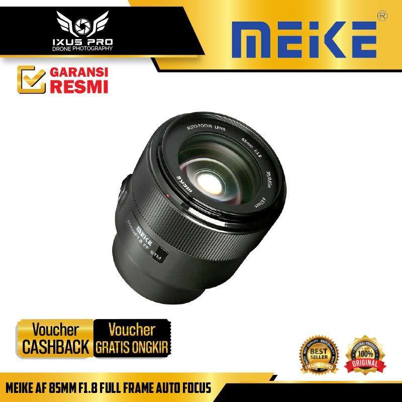Meike AF 85mm Full Frame Auto Focus Lensa Meike 85mm STM