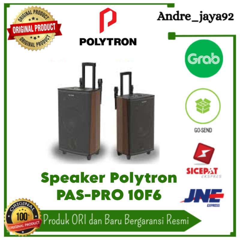 Polytron Speaker Aktif Bluetooth 10 inch untuk Penggemar Musik dengan Woofer 3-Way System dan Baterai Tahan hingga 5 Jam, Ideal bagi Pecinta Karaoke