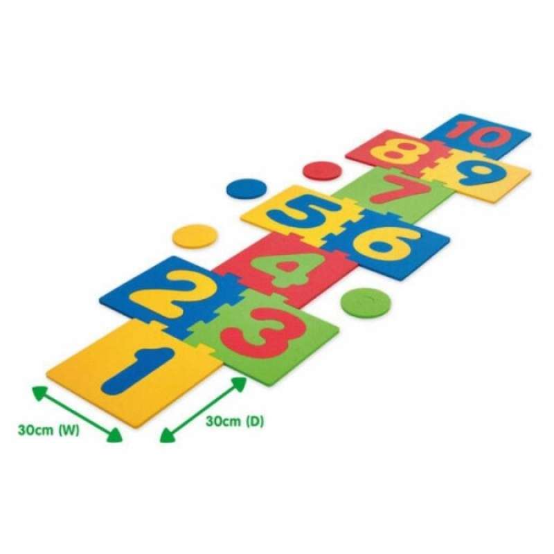 Jual Elc Puzzle Foam Mats Number Abc Matras Alas Busa Bermain
