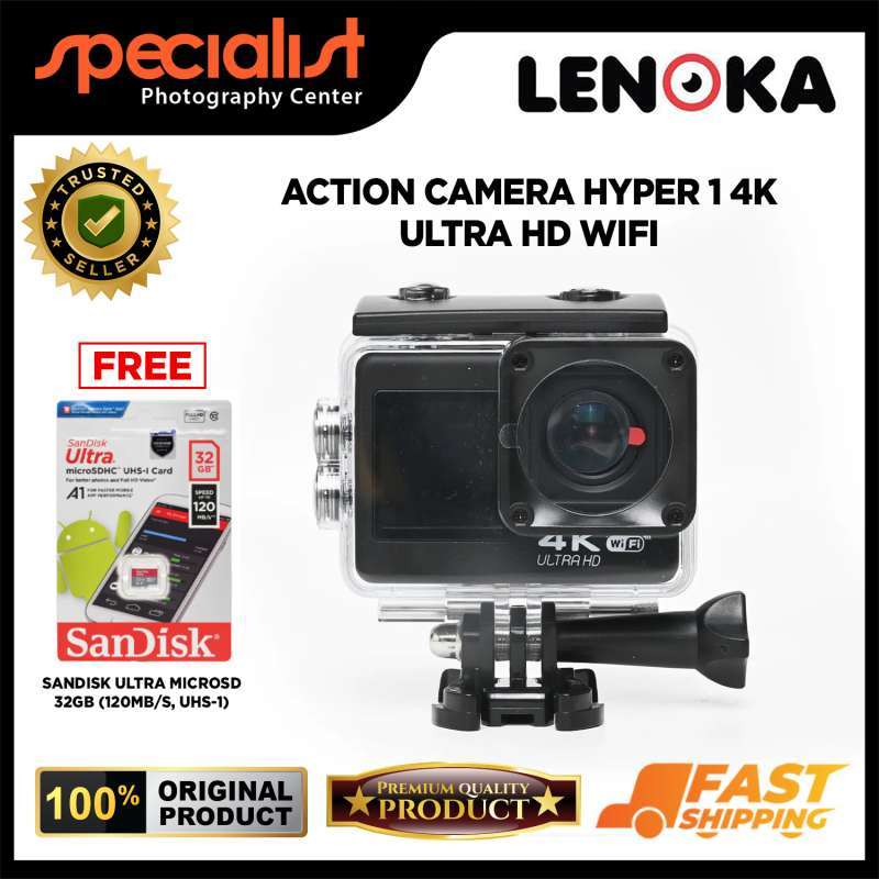 Lenoka Action Camera Hyper 4K Ultra HD Wifi