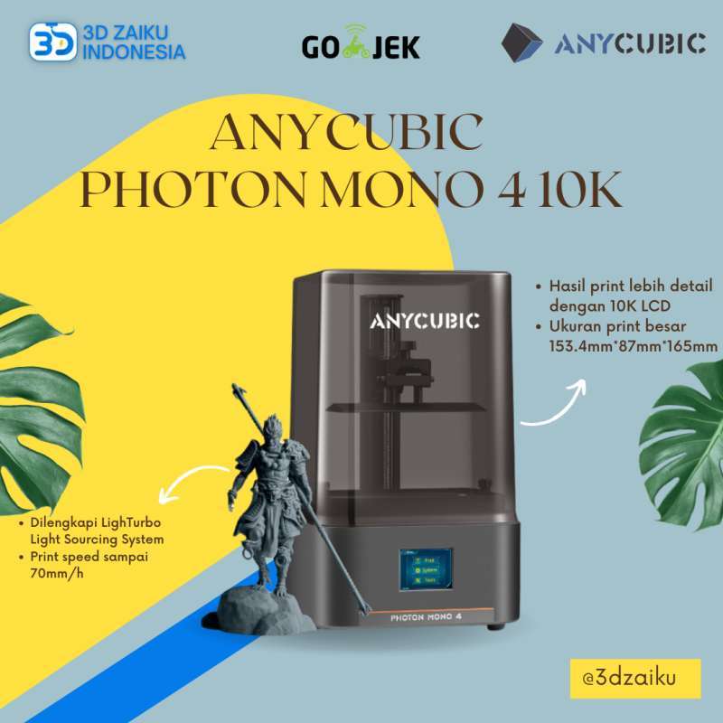 Promo Anycubic Photon Mono 4 10k High Precision Lcd Msla 3d Printer ...