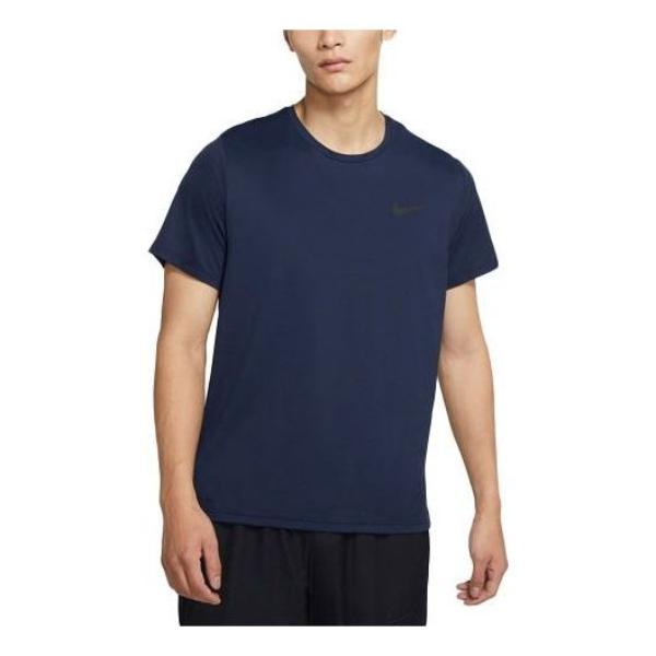 NIKE Men Training Pro Dri Fit Hyper Dry Short Sleeve Pakaian Fitness Pria  [CZ1182-451]